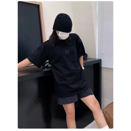 ESSENTIALS短袖FOG體恤美式高街三條杠短袖男T恤情侶潮牌純棉半袖