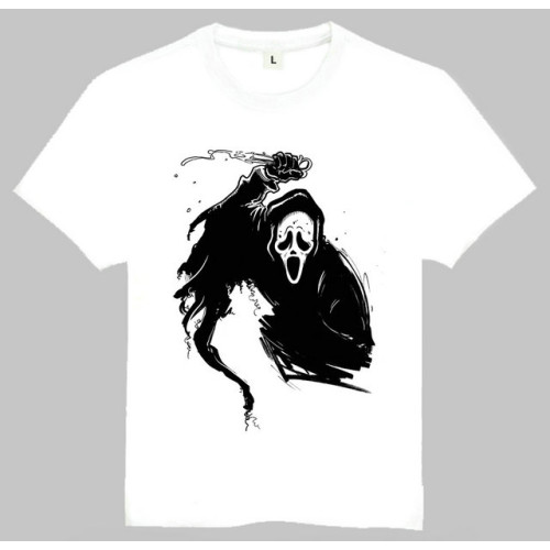 ScreamT-shirt驚聲尖叫T恤歐美潮流T恤白面具男T恤