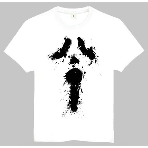 ScreamT-shirt驚聲尖叫T恤歐美潮流T恤白面具男T恤