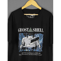 攻殼機動隊Ghost in the Shell 押井守草雉素子短袖純棉正肩男T恤
