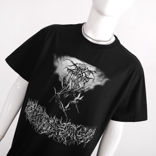Darkthrone Sardonic Wrath黑金屬斯堪的納維亞金屬印花短袖男T恤
