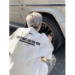 美式字母印花重磅純棉短袖男t恤夏季潮牌休閒寬松百搭簡約打底衫