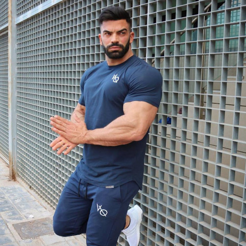 crossfit man Tshirt short sleeve summer men T-shirt男T恤短袖