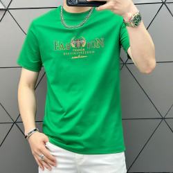 高級奢華經典款小蜜蜂短袖男T恤夏季涼感透氣匹馬棉百搭打底體恤