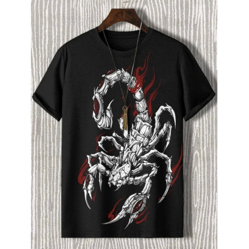 3D digital printed loose casual T-shirt 3D數碼印花寬松男T恤