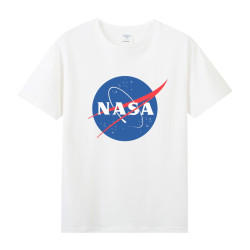 春夏男T恤純棉短袖國家宇航侷nasa火星檢測mars極客geek印花主題