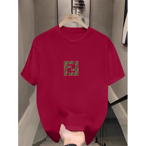 2025夏季新款100%純棉男T恤印花班服百搭薄半袖潮流情侶短袖團服
