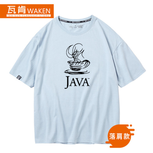 Github程序員Ubuntu極客JAVA碼農Python夏季純棉短袖男t恤夏半袖