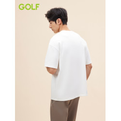 GOLF/高爾夫短袖t恤男夏季透氣寬松圓領青少年休閒時尚男t恤短袖