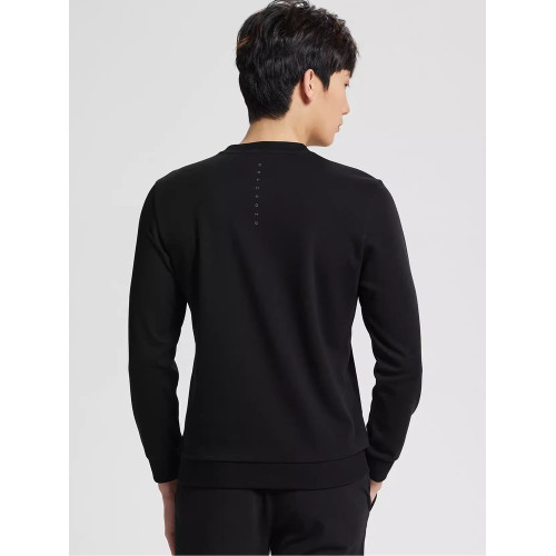 Q2QTX0031S 利家男T恤秋款商務紳士新潮休閒簡約百搭含蠶絲長袖