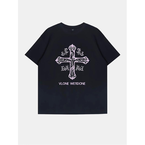 VLONE WE11DONE潮牌男女同款夏裝2025新款時尚流行短袖男t恤上衣