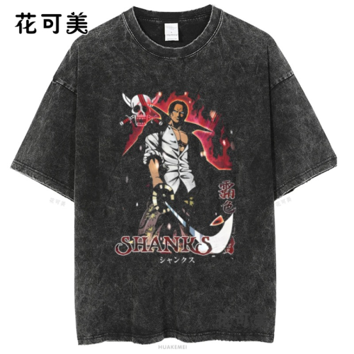 十字架新款夏季歐美潮牌搞笑創意滑稽印花水洗做舊短袖男t恤