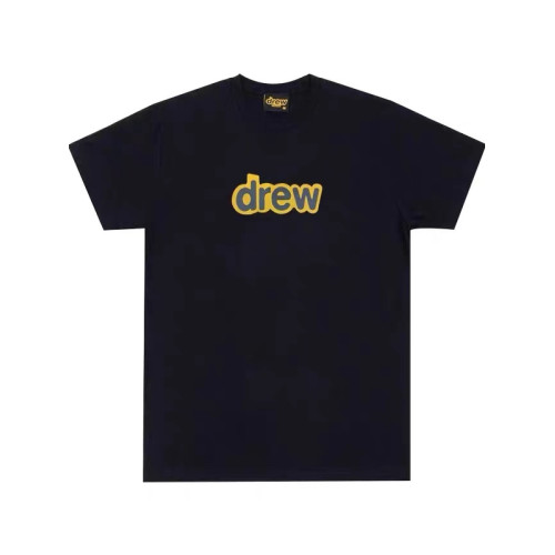 Drew LL笑臉短袖賈斯汀比伯男T恤女潮重磅純棉美式寬松夏季字母