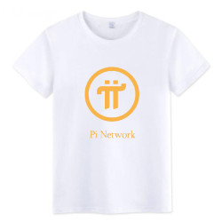 pi network男T恤夏短袖純棉區塊鏈幣派幣手機挖礦支付推廣幣衣服