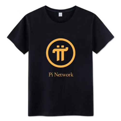 pi network男T恤夏短袖純棉區塊鏈幣派幣手機挖礦支付推廣幣衣服