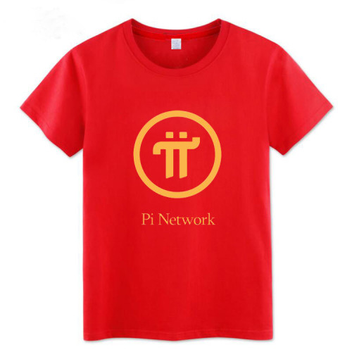 pi network男T恤夏短袖純棉區塊鏈幣派幣手機挖礦支付推廣幣衣服