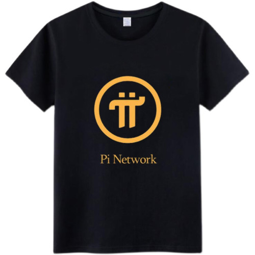 pi network男T恤夏短袖純棉區塊鏈幣派幣手機挖礦支付推廣幣衣服