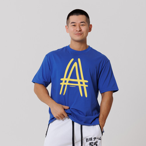 hansbenny2022夏季新款棉質寬松休閒透氣印花迷彩男T恤