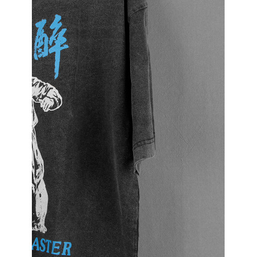 醉拳Drunken Master電影經典成龍蛇形刁手純棉水洗長袖短袖男T恤