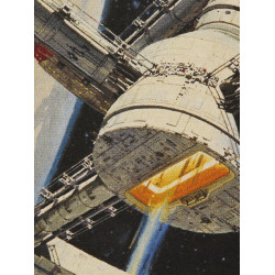 2001太空漫遊A Space Odyssey經典電影純棉短袖白色印花寬松男T恤