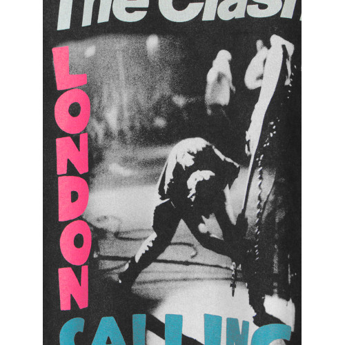 The Clash London Calling 沖撞樂隊龐克短袖77Punk純棉正肩男T恤