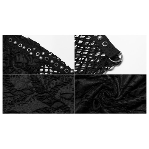 ╋魔歎╋PUNKRAVE蒸汽龐克哥特GOTHIC街頭暗黑破洞短袖男T恤WT703