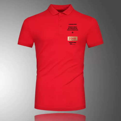ITSK  專櫃~短袖男t恤純棉潮翻領商務修身夏季男士衣服polo衫