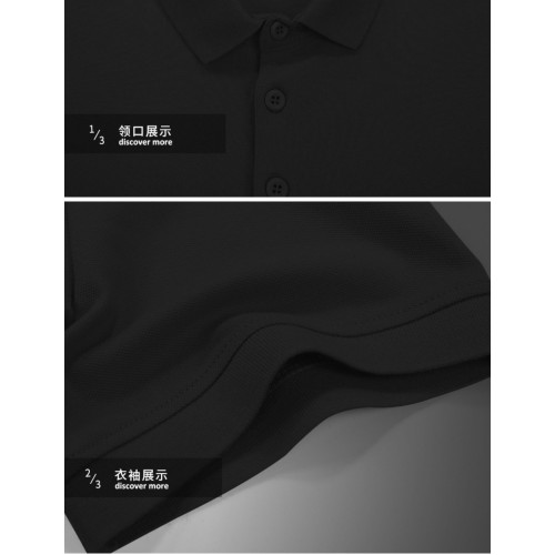 ITSK  專櫃~短袖男t恤純棉潮翻領商務修身夏季男士衣服polo衫
