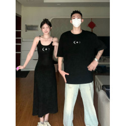 夏季通勤氣質西裝連衣裙卡其色顯瘦內搭職業連衣裙黑色無袖包臀裙