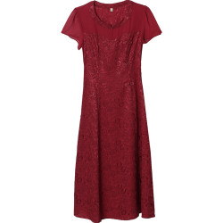 喜婆婆婚宴裝連衣裙女2025夏季新款平時可穿高貴媽媽禮服旗袍裙子