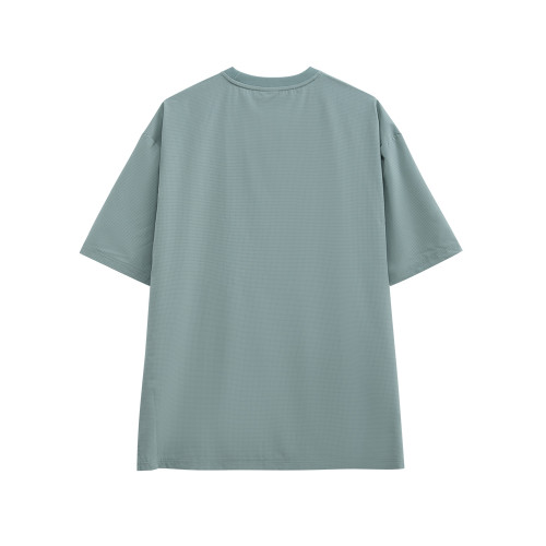 ONIARAI/鬼洗春夏24新品戶外網狀口袋字母短袖男T恤 B830159