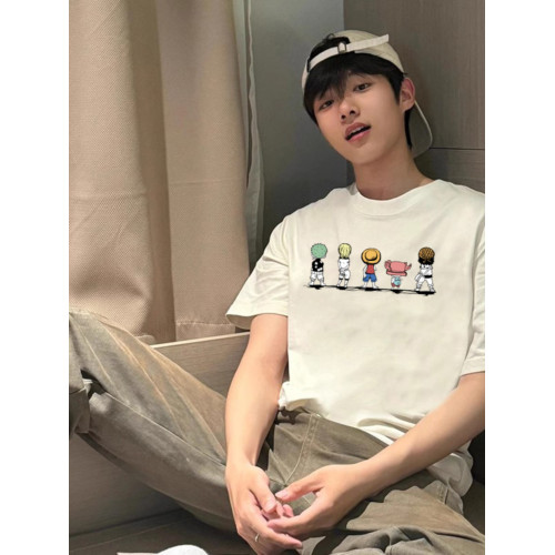 純棉重磅帥氣短袖男T恤衫ins潮牌情侶小衆設計感寬松百搭上衣夏季