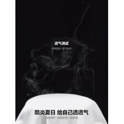 男t恤短袖ins潮牌餘文樂純棉上衣2025夏季新款圓領半袖簡約情侶裝
