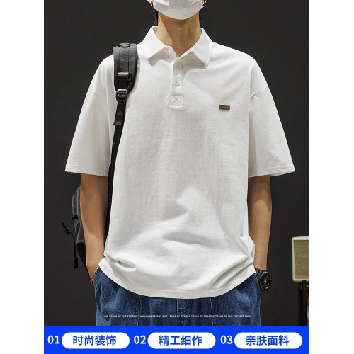凡客誠品雷軍同款POLO衫夏季薄款2025新款潮流翻領寬松短袖男t恤