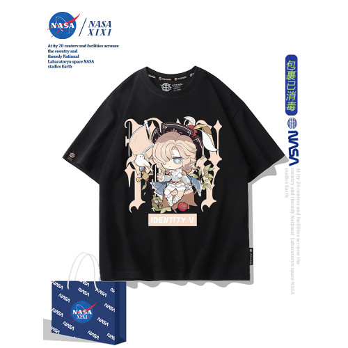 NASA第五人格聯名短袖男T恤醫生雕刻家偵探園丁夏季衣服純棉半袖