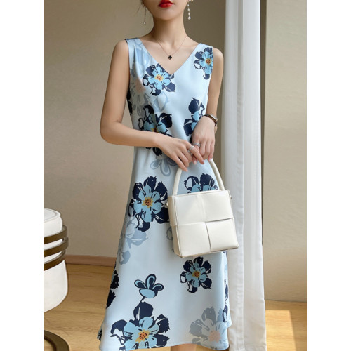 韓穆氣質文藝苧麻連衣裙女2025夏季新款今年流行爆款休閒時尚裙子