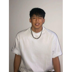 潮牌美式復古短袖男t恤夏季歐美高街hiphop純色純棉半袖圓領上衣