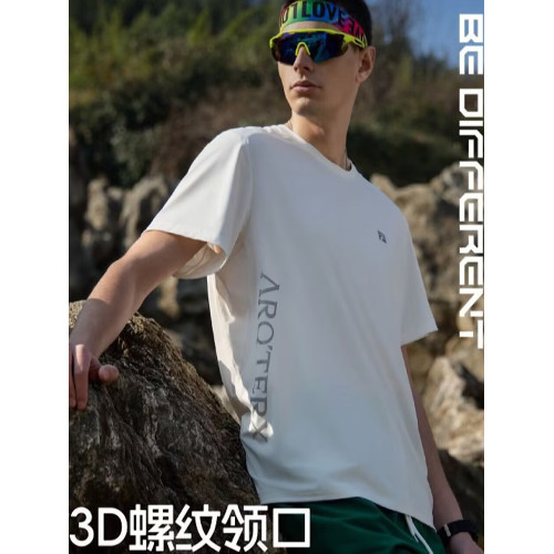 FERF輕系5105短袖男T恤夏季跑步健身薄款冰感防曬運動休閒速乾衣