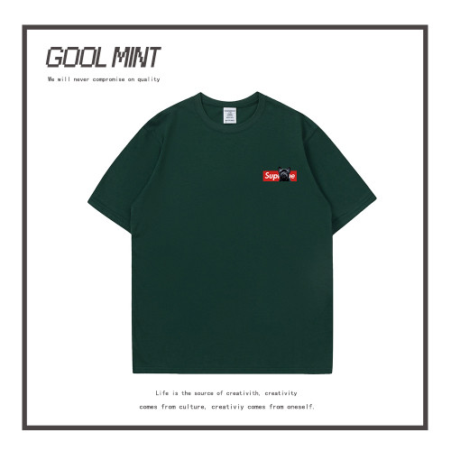 GOOL MINT短袖男T恤夏季新款寬松純棉半袖簡約潮牌休閒學生體恤衫