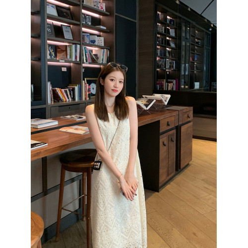 真絲桑蠶絲法式油畫檸檬吊帶花卉連衣裙度假甜美沈夢辰吳昕長裙