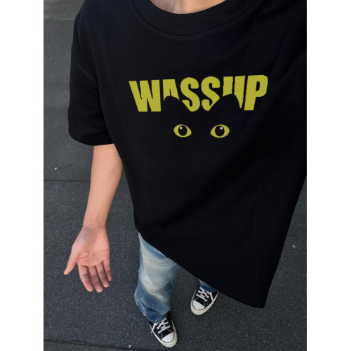 WASSUP重磅純棉短袖男t恤2025新款夏季高級感半袖寬松國潮牌上衣