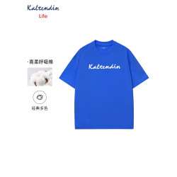 卡爾丹頓Life短袖男T恤夏季新款透氣吸溼圓領印花休閒上衣