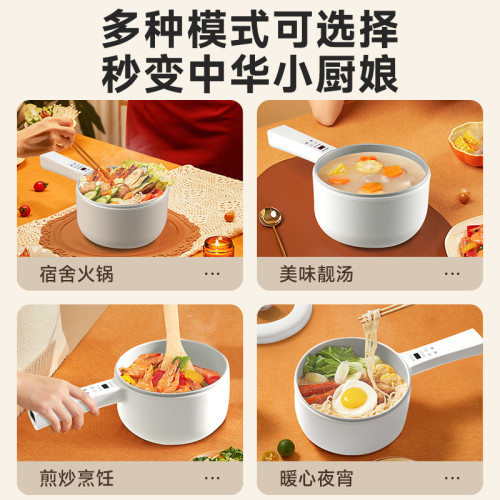 氛圍感 韓國高彈面料高級感氣質藏青顯瘦收腰碎花V領短袖連衣裙女