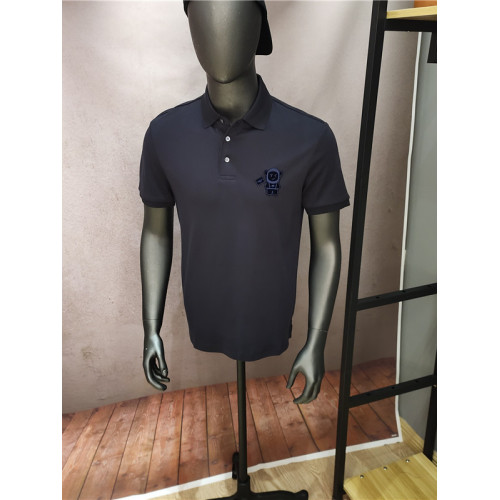 湯米2025夏季新款polo衫男短袖登月系列重工藝刺綉保羅衫男t恤
