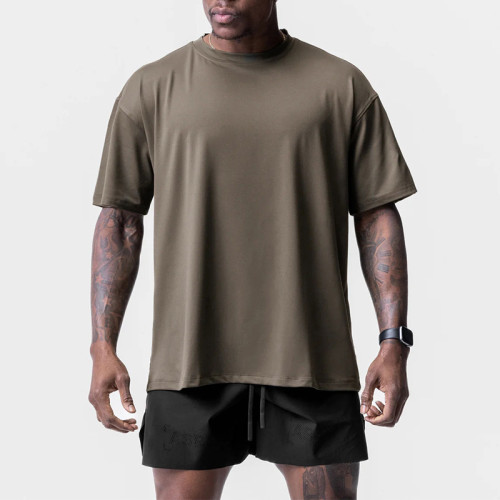 mens fitness crossfit tshirts Man Gym tops男t恤青年短袖潮Tee