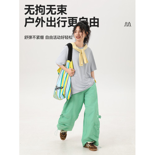 速乾短袖男t恤2025夏季涼感防曬半袖冰絲白色痞帥男士正肩體恤衫