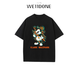 VLONE WE11DONE潮牌男女同款夏裝2025新款時尚流行短袖男t恤上衣