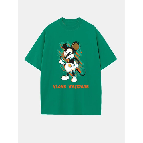 VLONE WE11DONE潮牌男女同款夏裝2025新款時尚流行短袖男t恤上衣
