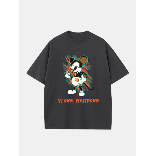 VLONE WE11DONE潮牌男女同款夏裝2025新款時尚流行短袖男t恤上衣