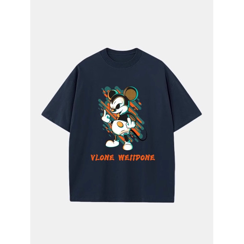 VLONE WE11DONE潮牌男女同款夏裝2025新款時尚流行短袖男t恤上衣